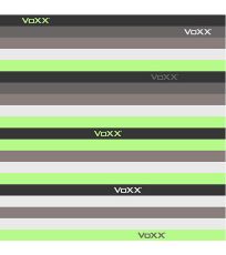 Dámsky multifunkčný nákrčník SOLID VoXX® pruhy neón zelená