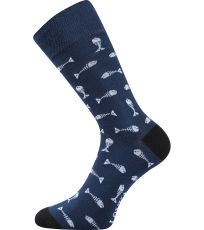Unisex trendy ponožky Doble Sólo Lonka vzor 03 - rybár