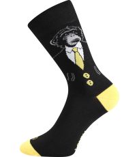 Unisex trendy ponožky Doble Sólo Lonka vzor 03 - rybár