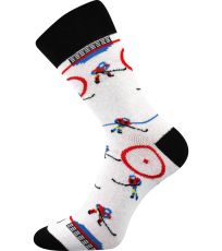 Unisex trendy ponožky Woodoo Sólo Lonka vzor 02 / hokej