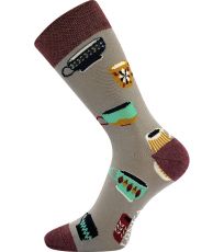 Unisex trendy ponožky Woodoo Sólo Lonka