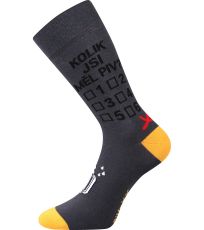 Unisex vzorované ponožky - 3 páry Debox Lonka mix C