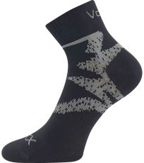 Unisex športové ponožky - 3 páry Franz 05 Voxx čierna