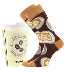 Unisex trendy ponožky Coffee socks Lonka