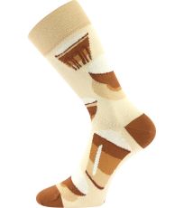 Unisex trendy ponožky Coffee socks Lonka vzor 1