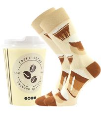 Unisex trendy ponožky Coffee socks Lonka