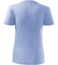 Dámske tričko Classic New Malfini nebesky modrá
