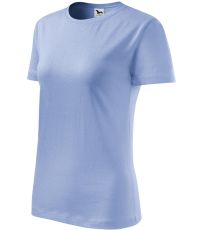 Dámske tričko Classic New Malfini nebesky modrá