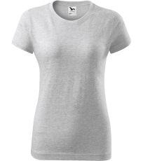Dámske tričko Basic 160 Malfini svetlo šedý melír