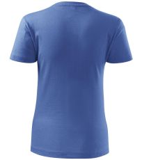 Dámske tričko Basic 160 Malfini azúrovo modrá