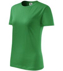 Dámske tričko Basic 160 Malfini stredne zelená