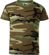 Detské tričko Camouflage Malfini camouflage brown