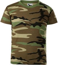Detské tričko Camouflage Malfini camouflage brown