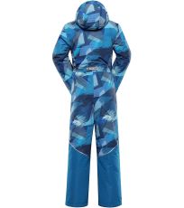 Detská zimná kombinéza s PTX membránou KIREMO ALPINE PRO neon atomic blue
