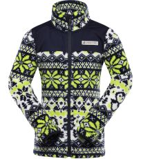 Detská fleecová mikina EFLINO ALPINE PRO lime green