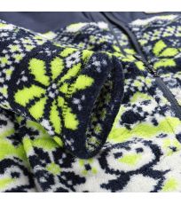 Detská fleecová mikina EFLINO ALPINE PRO lime green