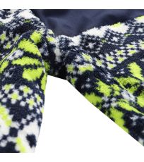 Detská fleecová mikina EFLINO ALPINE PRO lime green