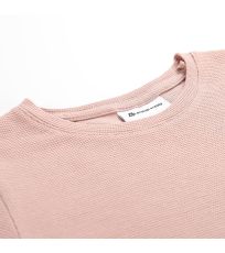 Detské tričko s dlhým rukávom BOGRO ALPINE PRO pale mauve