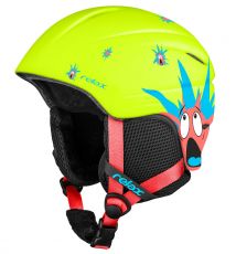 Detská lyžiarska helma TWISTER RELAX žltá